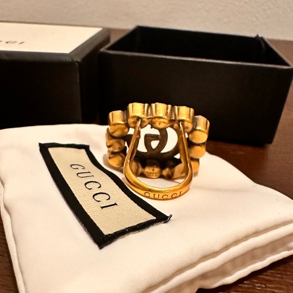Gucci ring size 6.5. Used about three times. Comes with box and bag. - Picture 3 of 6
